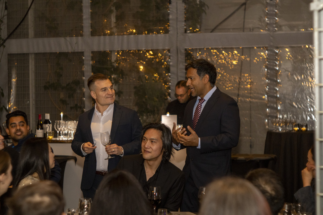 Ryan speaking at the Chihuly Dinner Gala